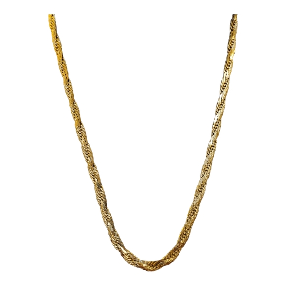 Trifari signature 24 inch gold tone necklace - Picture 5 of 6